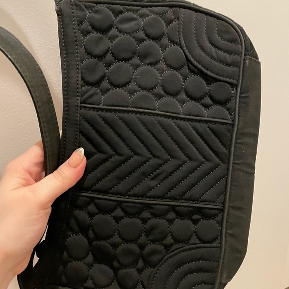 Vera Bradley Bags Vera Bradley Black Quilted Shoulder Bag Poshmark